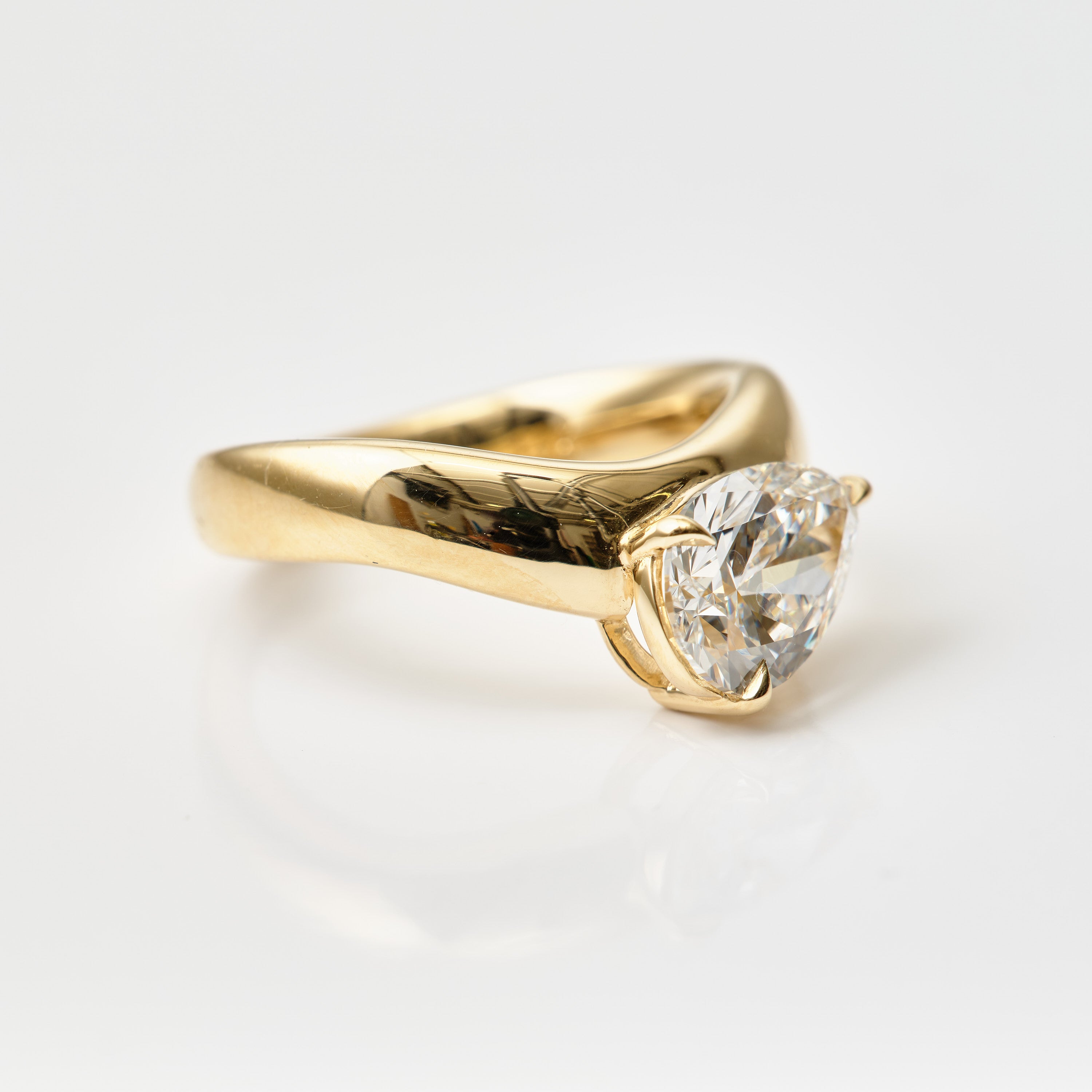 Arc Engagement Ring