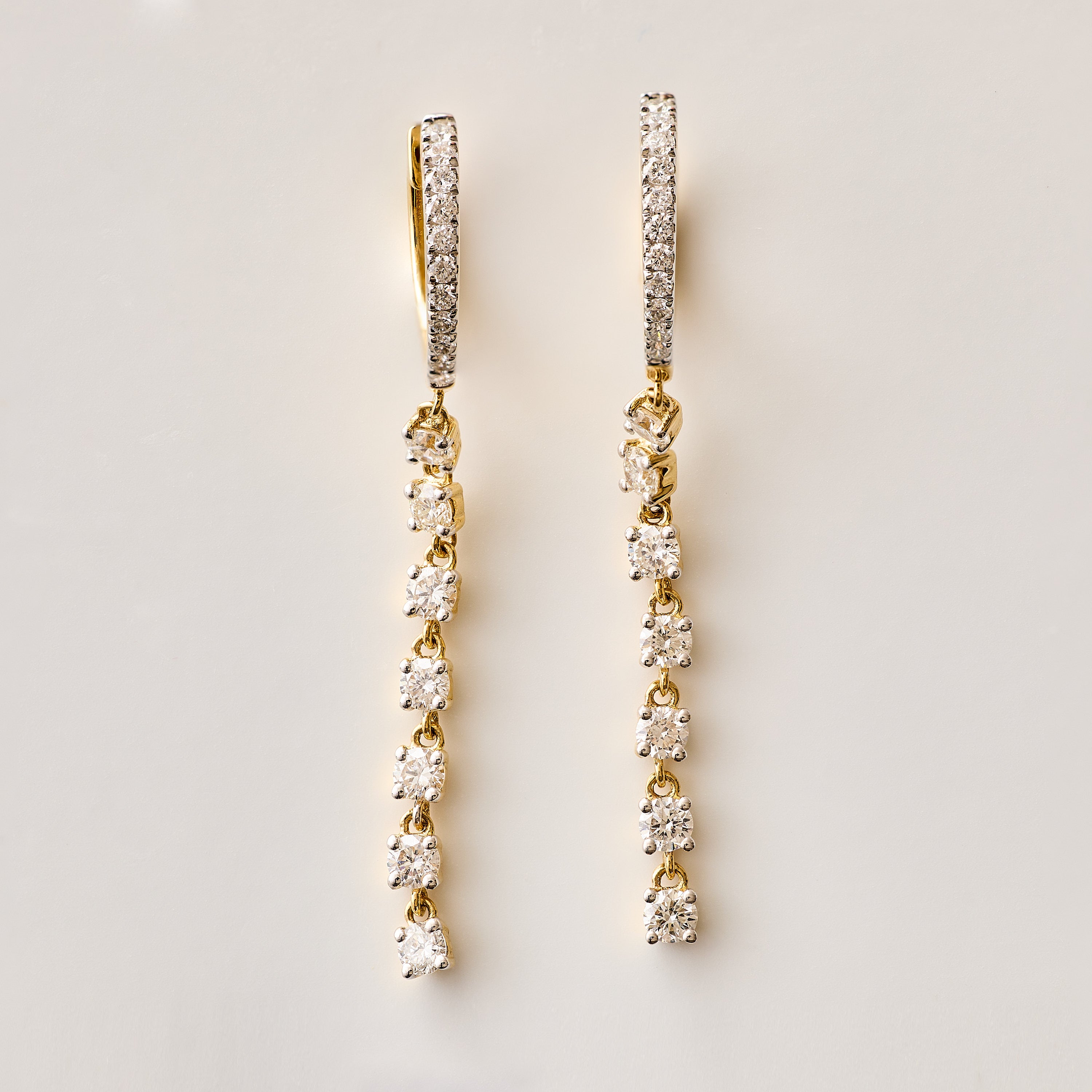Diamond-Set Line Drops