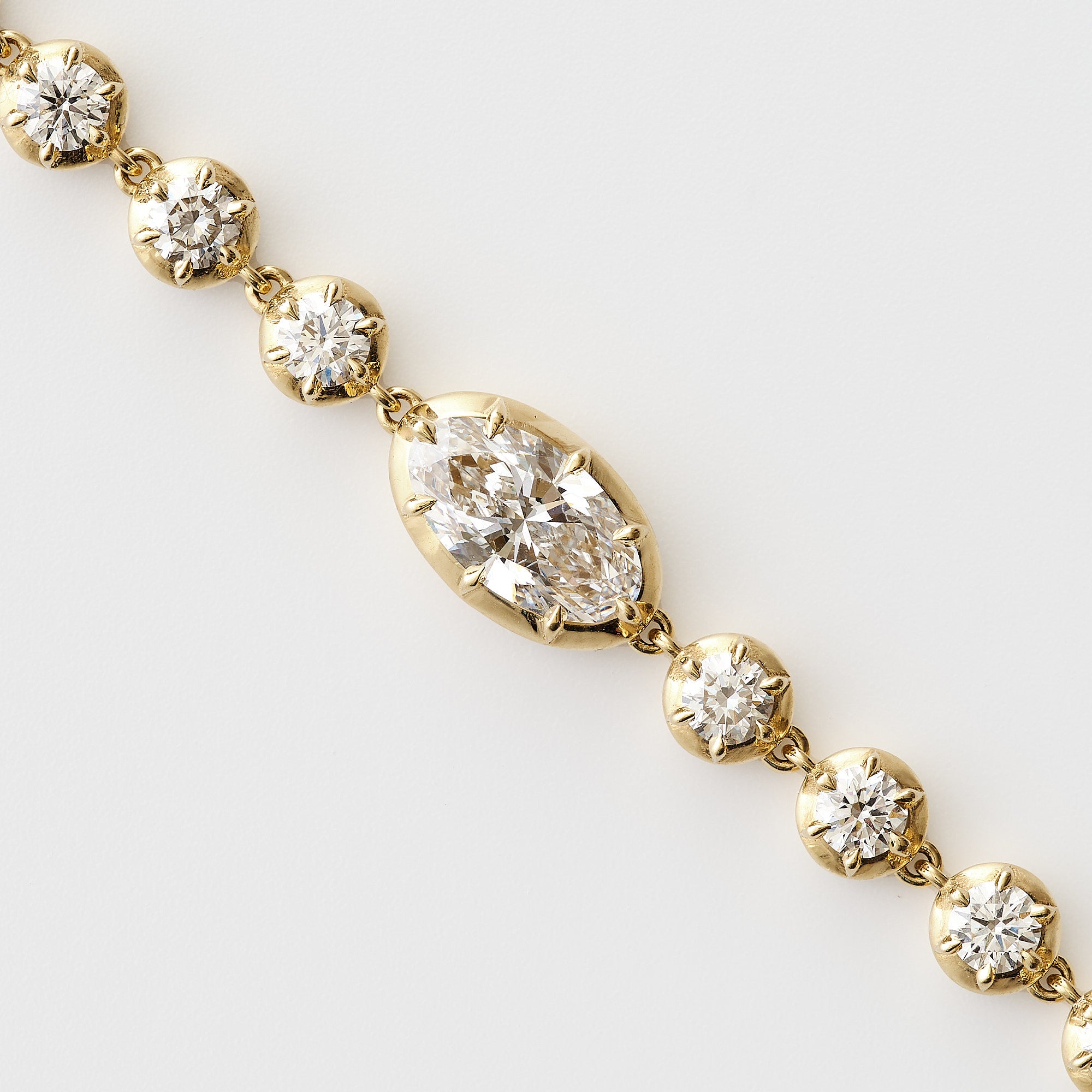 Collet-Set Lab Diamond Bracelet
