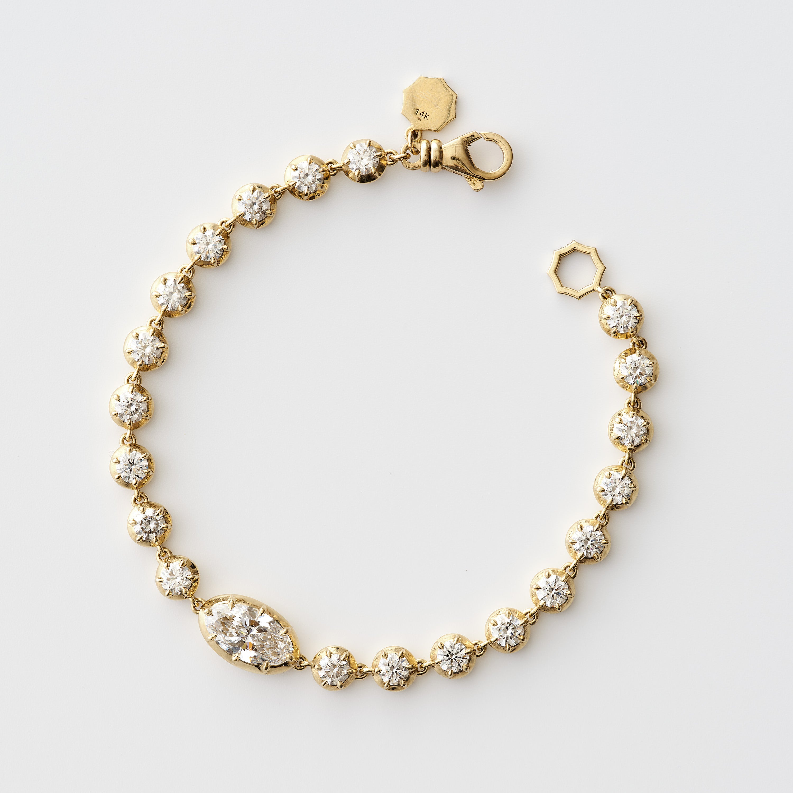 Collet-Set Lab Diamond Bracelet