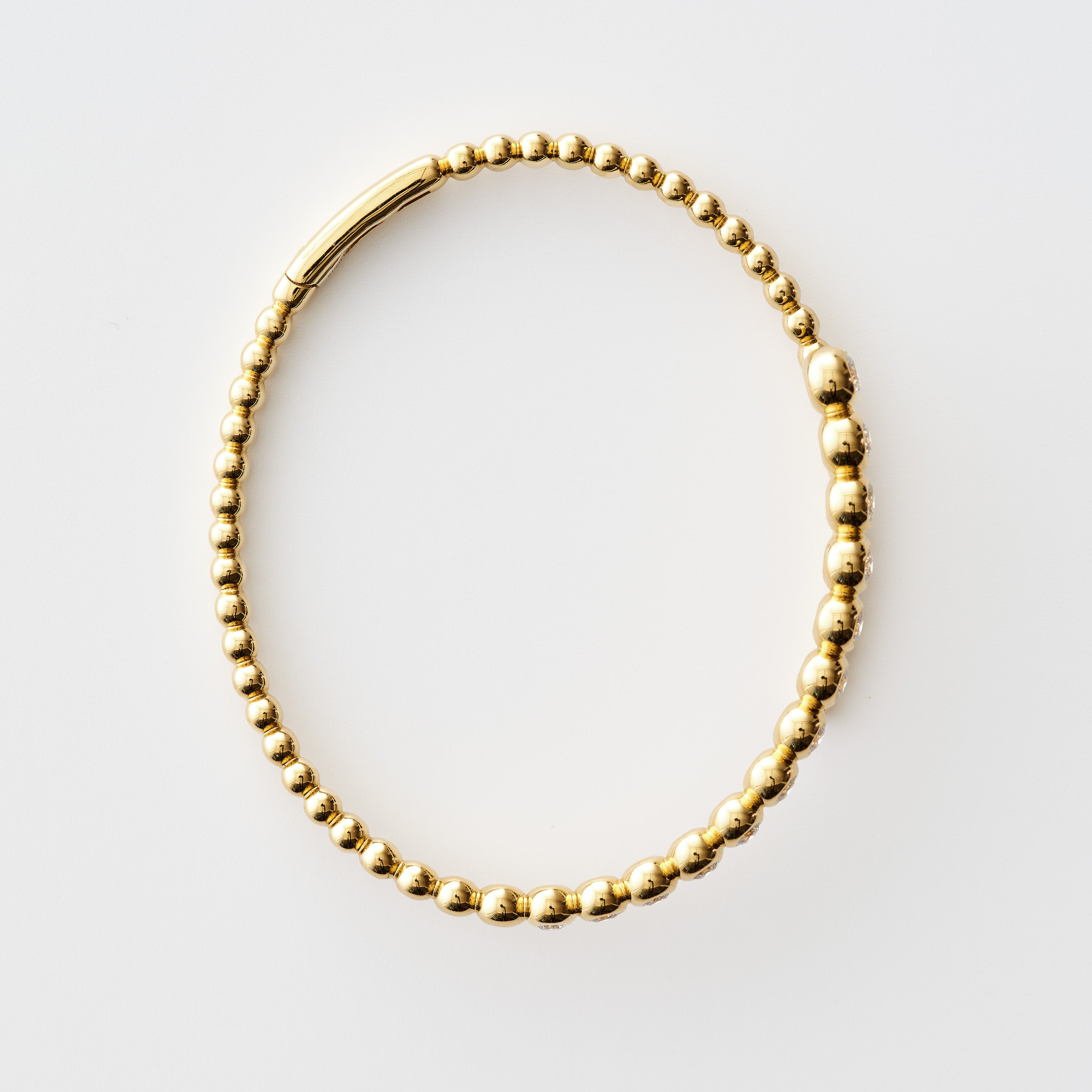 Bubble Diamond Bangle
