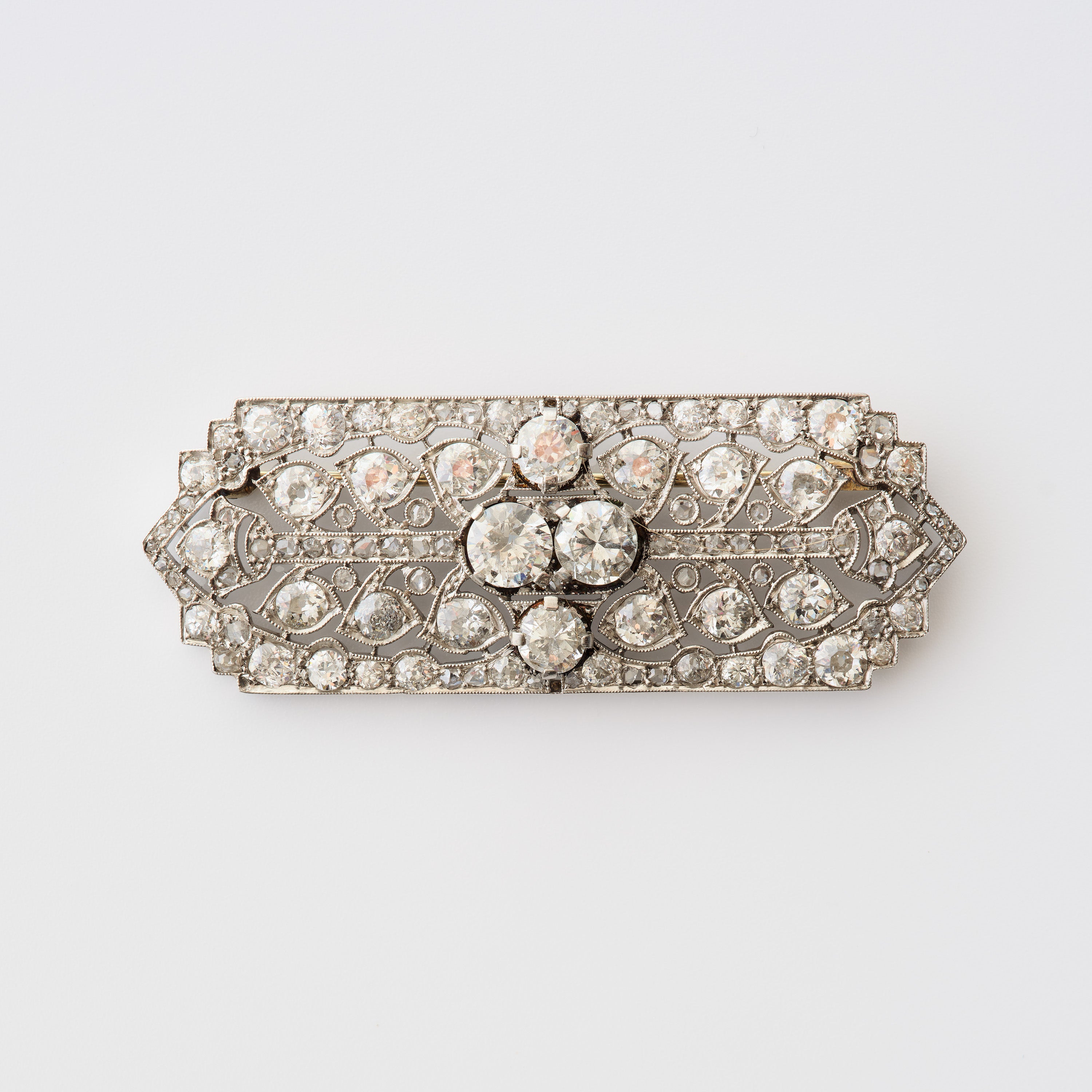 Antique Mosaic Diamond Brooch