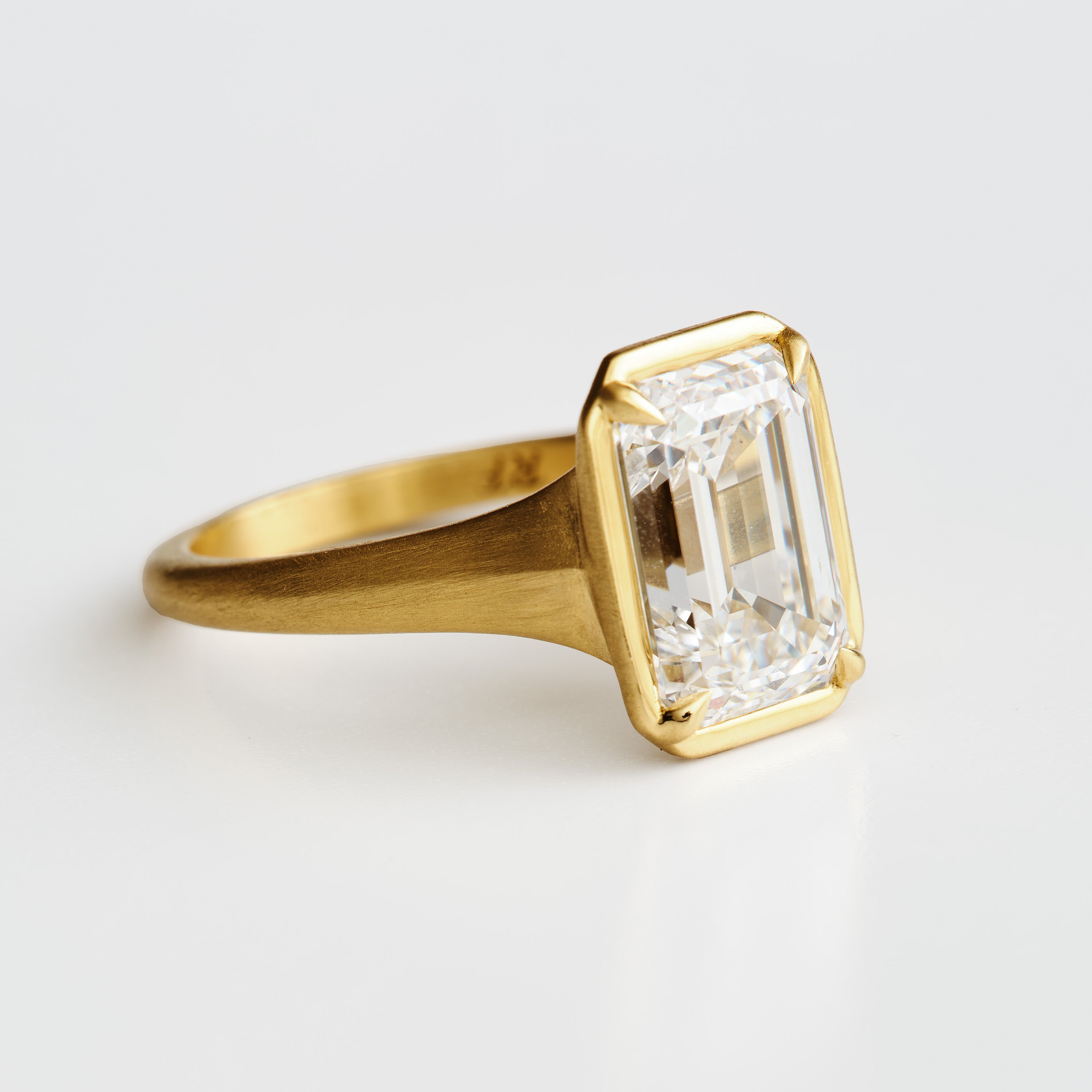 Knife-Edge Engagement Ring
