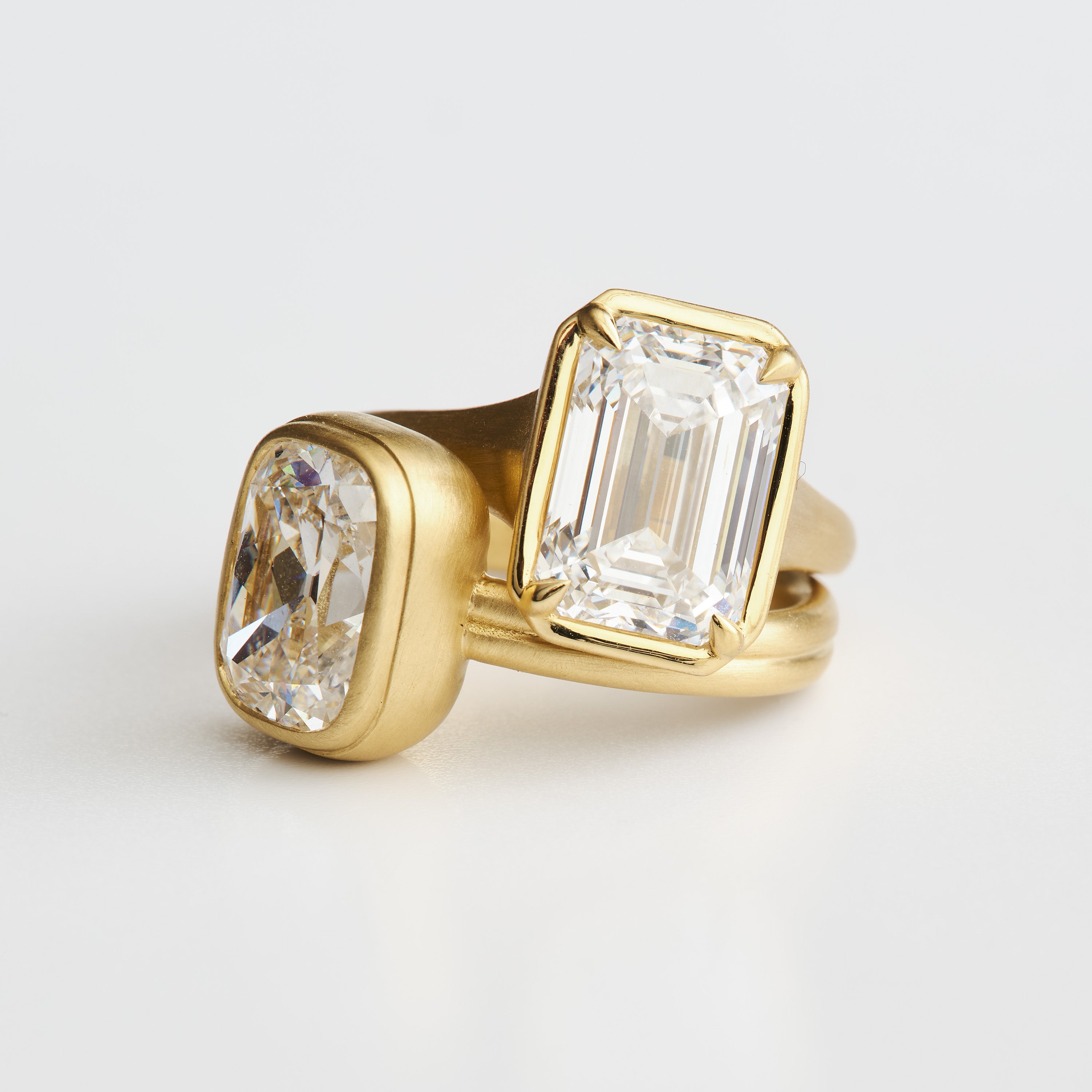 Knife-Edge Engagement Ring