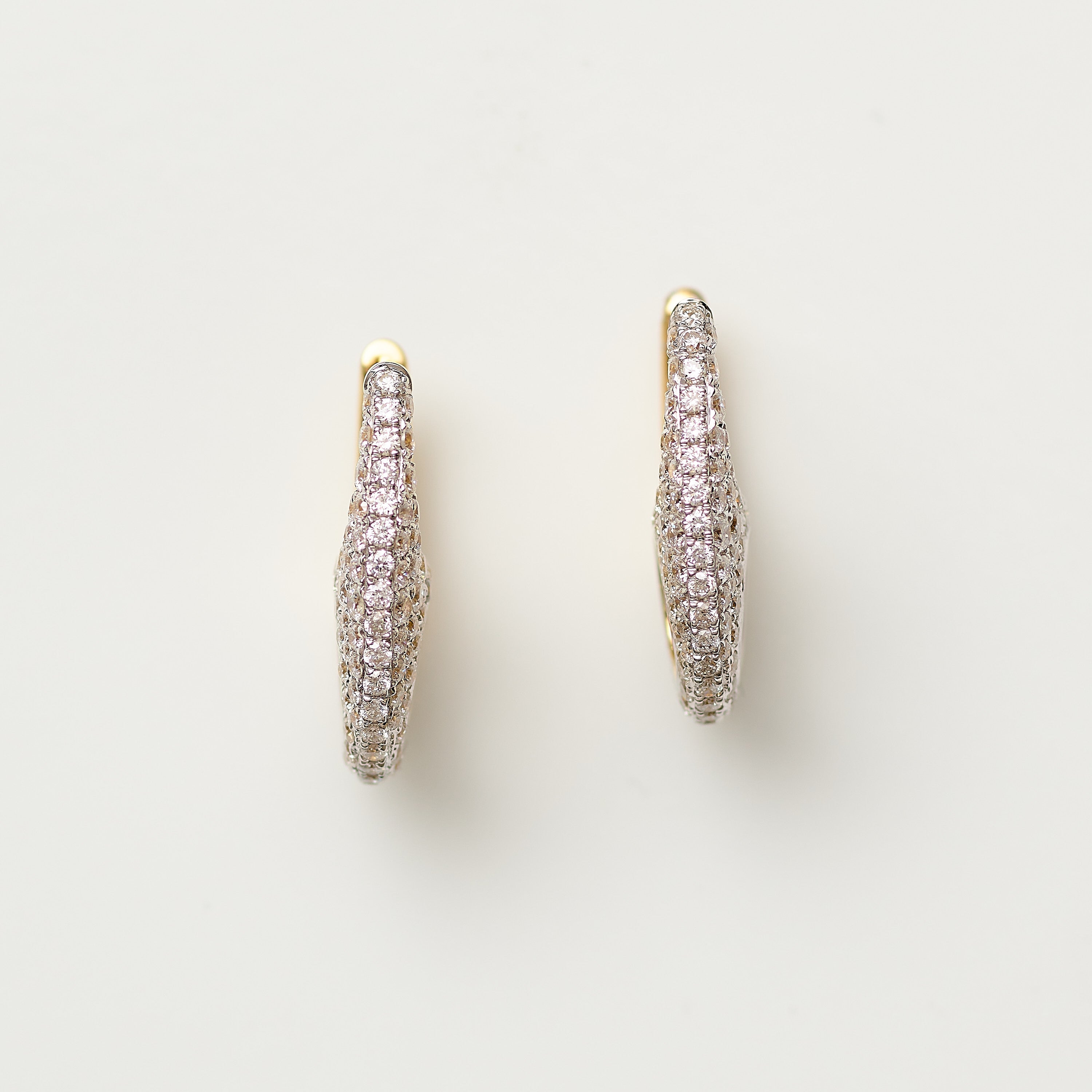 Pavé Gucci-Link Hoops