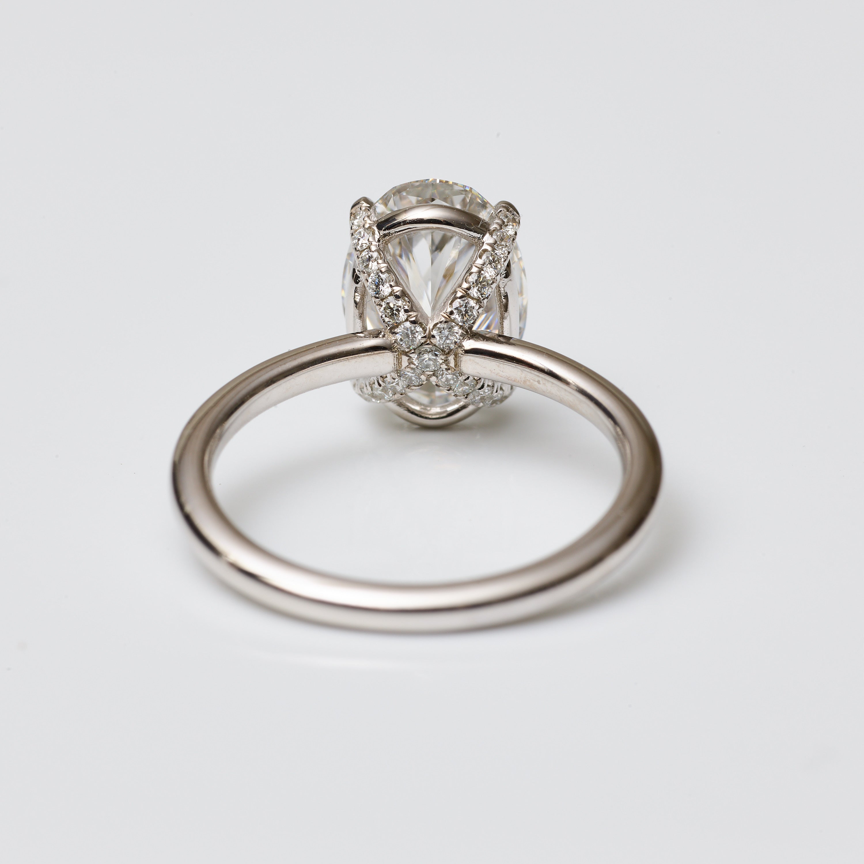 Oval Lab Diamond Solitaire Ring