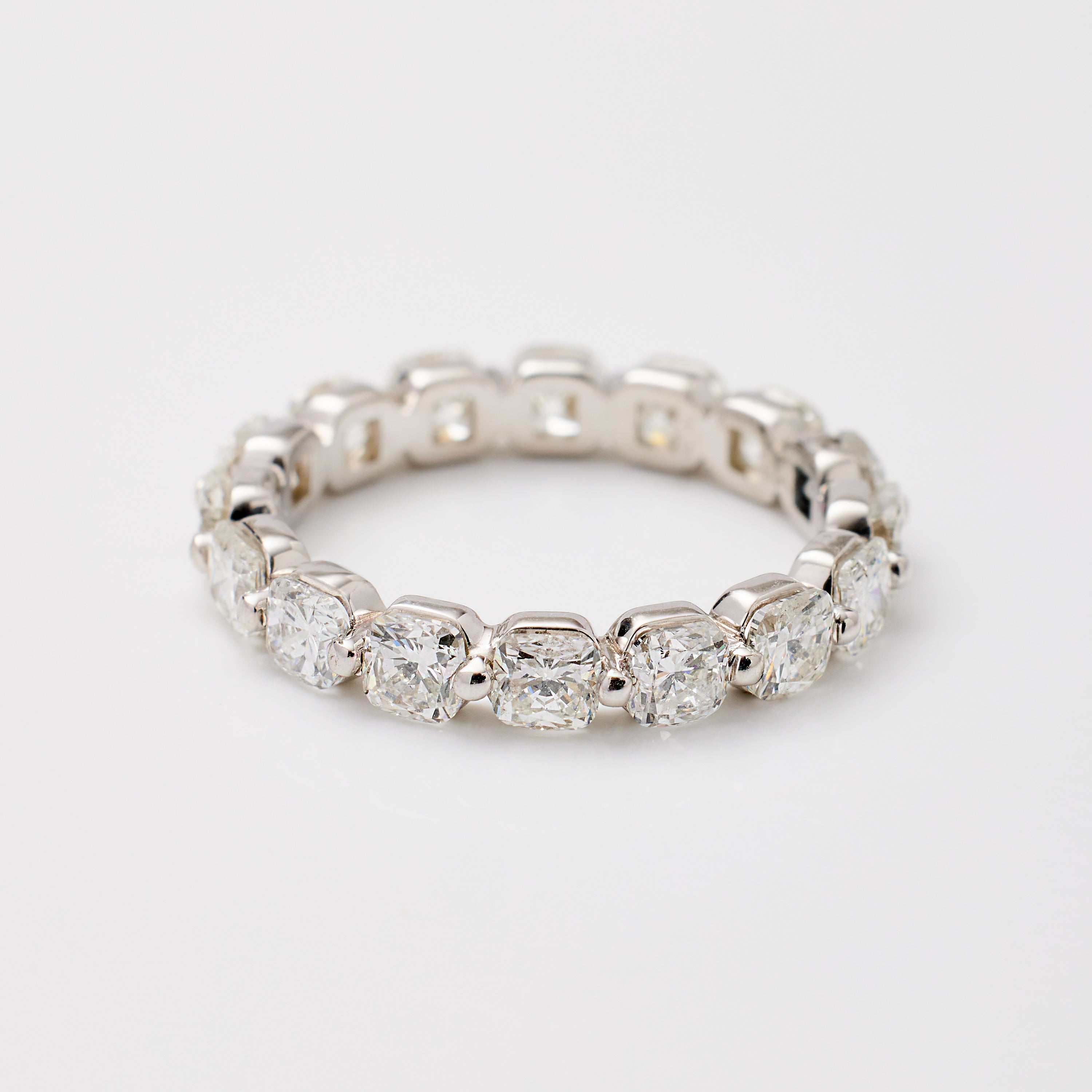 Cushion Diamond Eternity Band