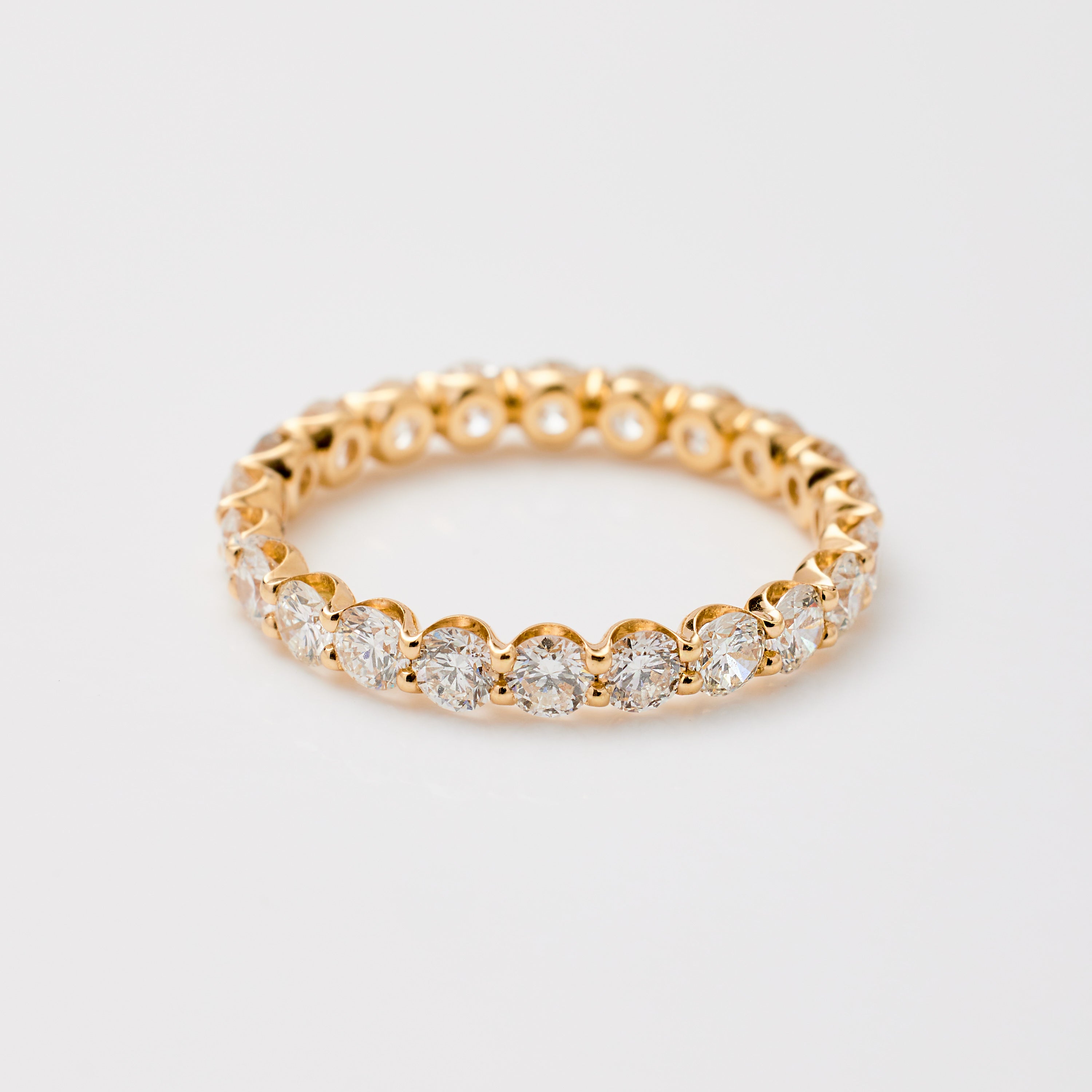 Round Brilliant Eternity Band