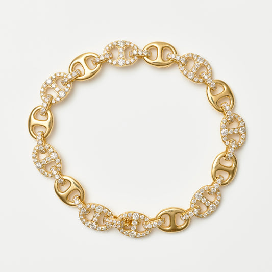 Anchor Diamond Link Chain
