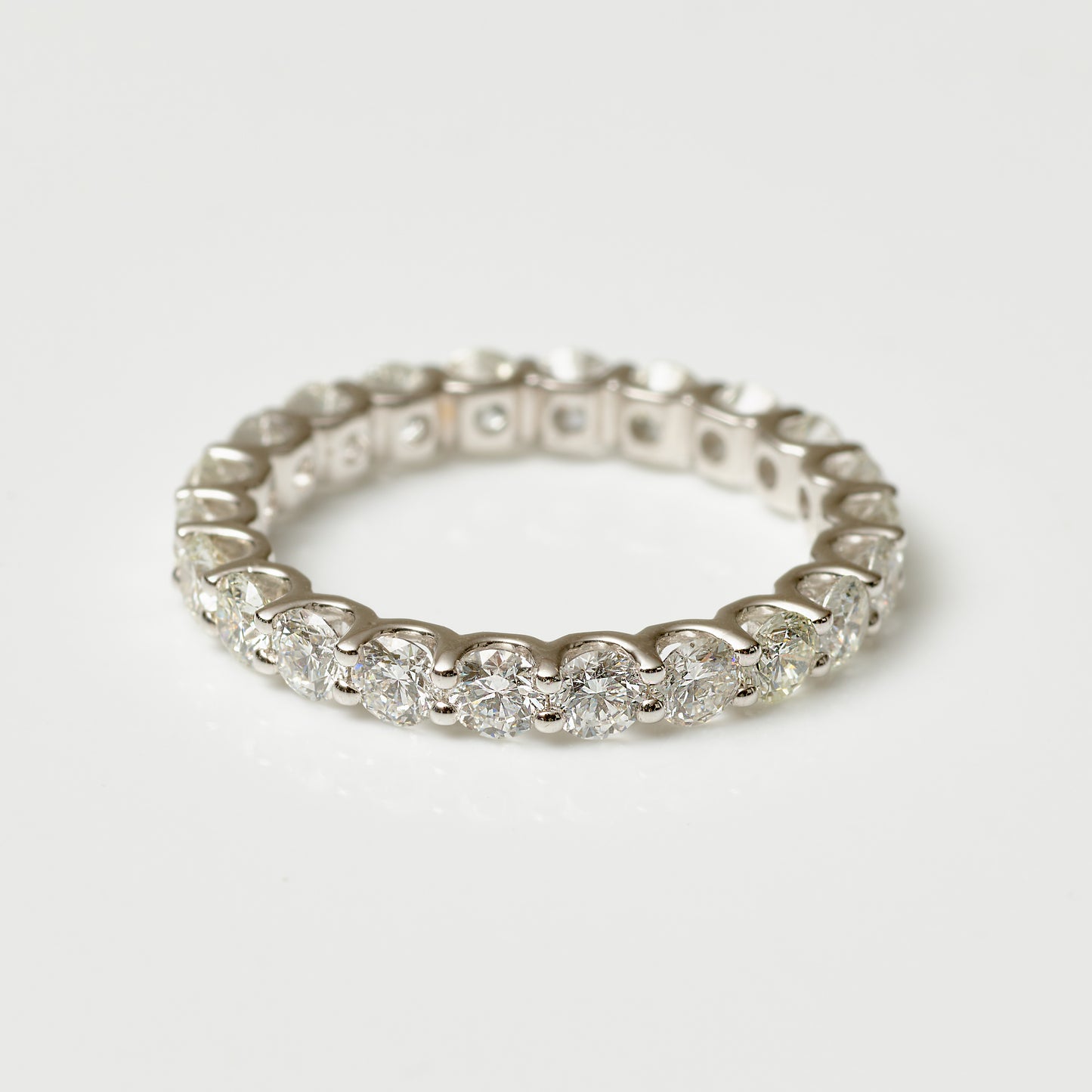 Round Brilliant Eternity Band