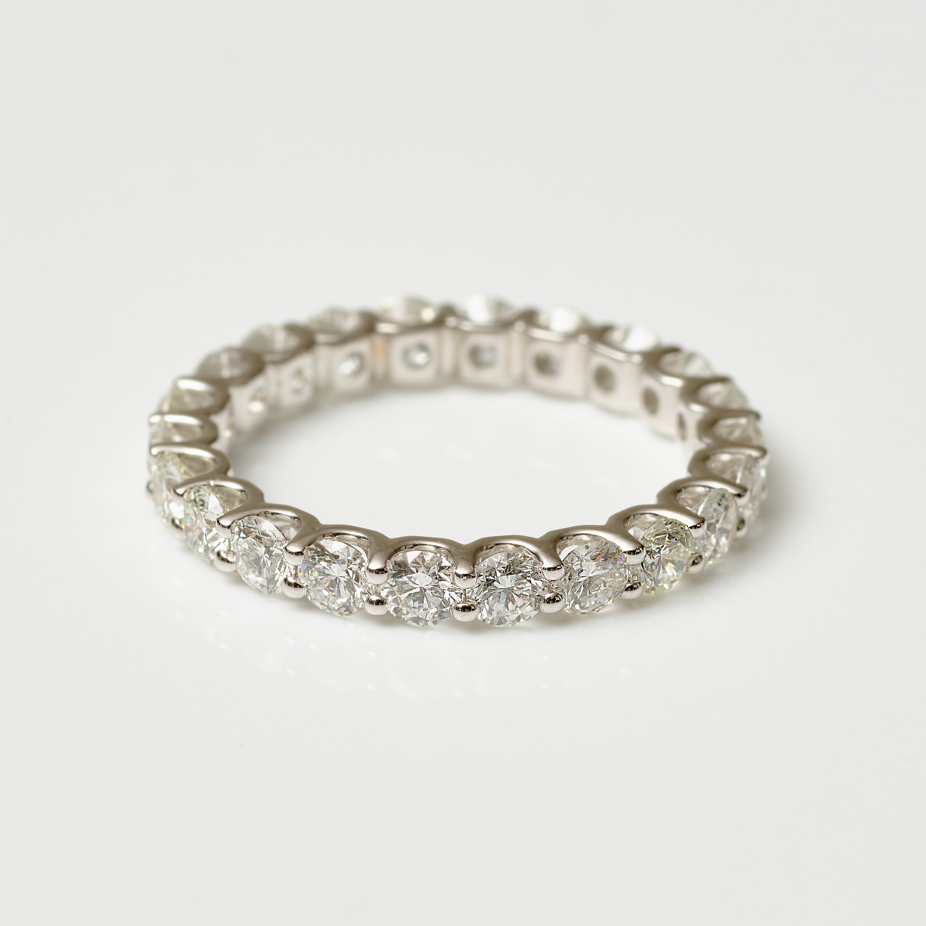 Round Brilliant Eternity Band