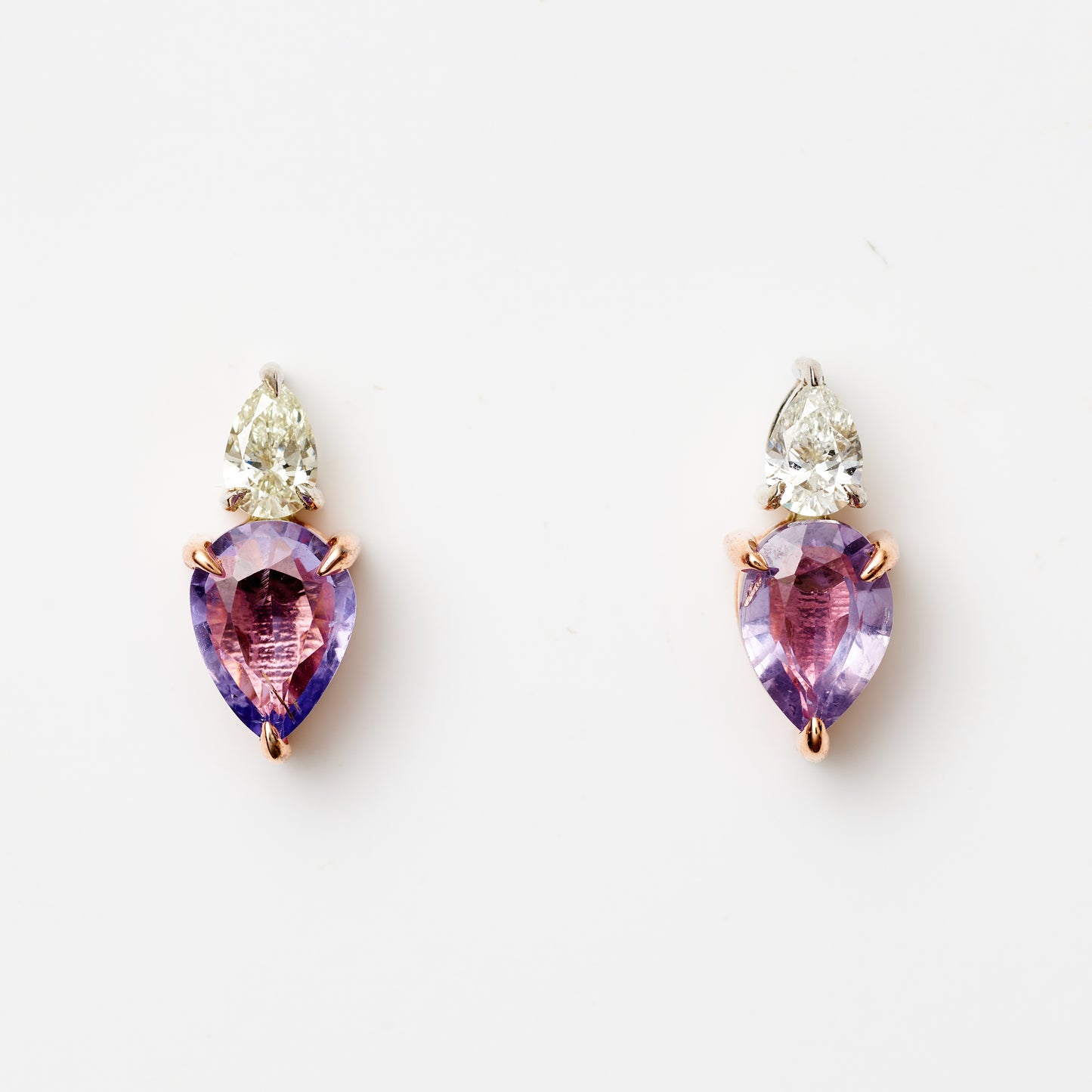 Zoe Sapphire & Diamond Studs