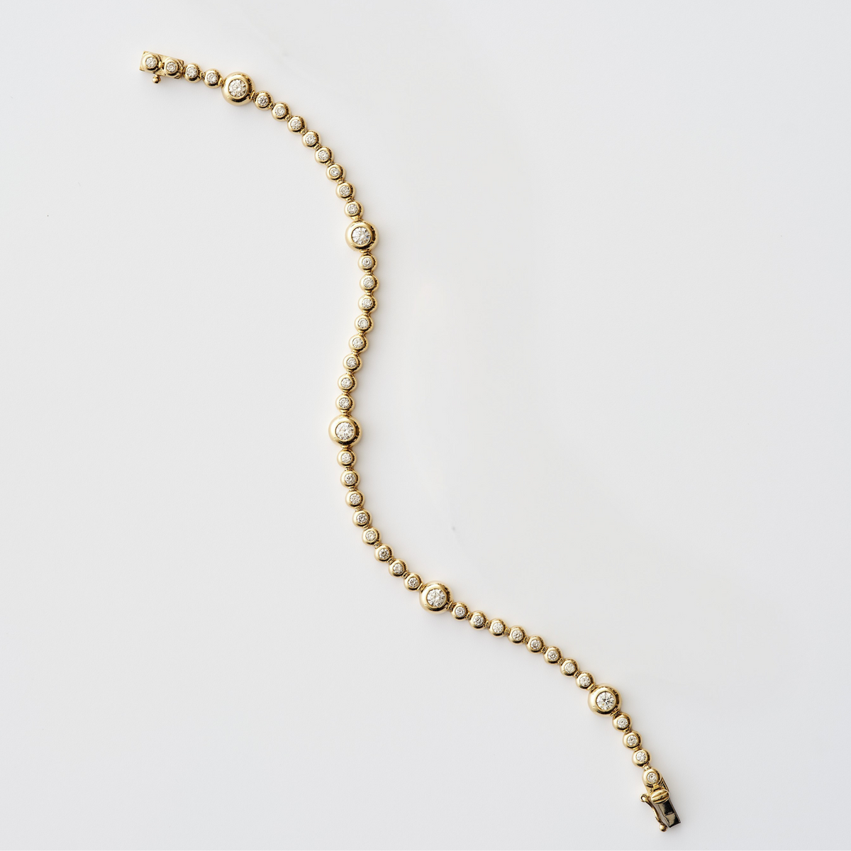 Alternating Bezel Bracelet
