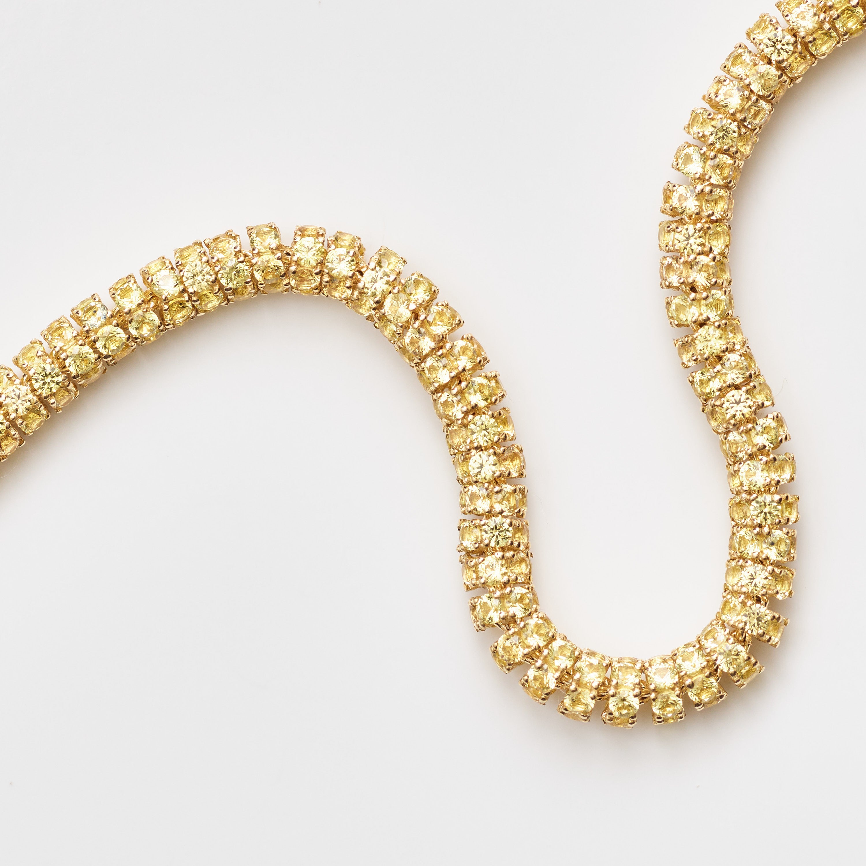 Yellow Sapphire Rondel Bracelet