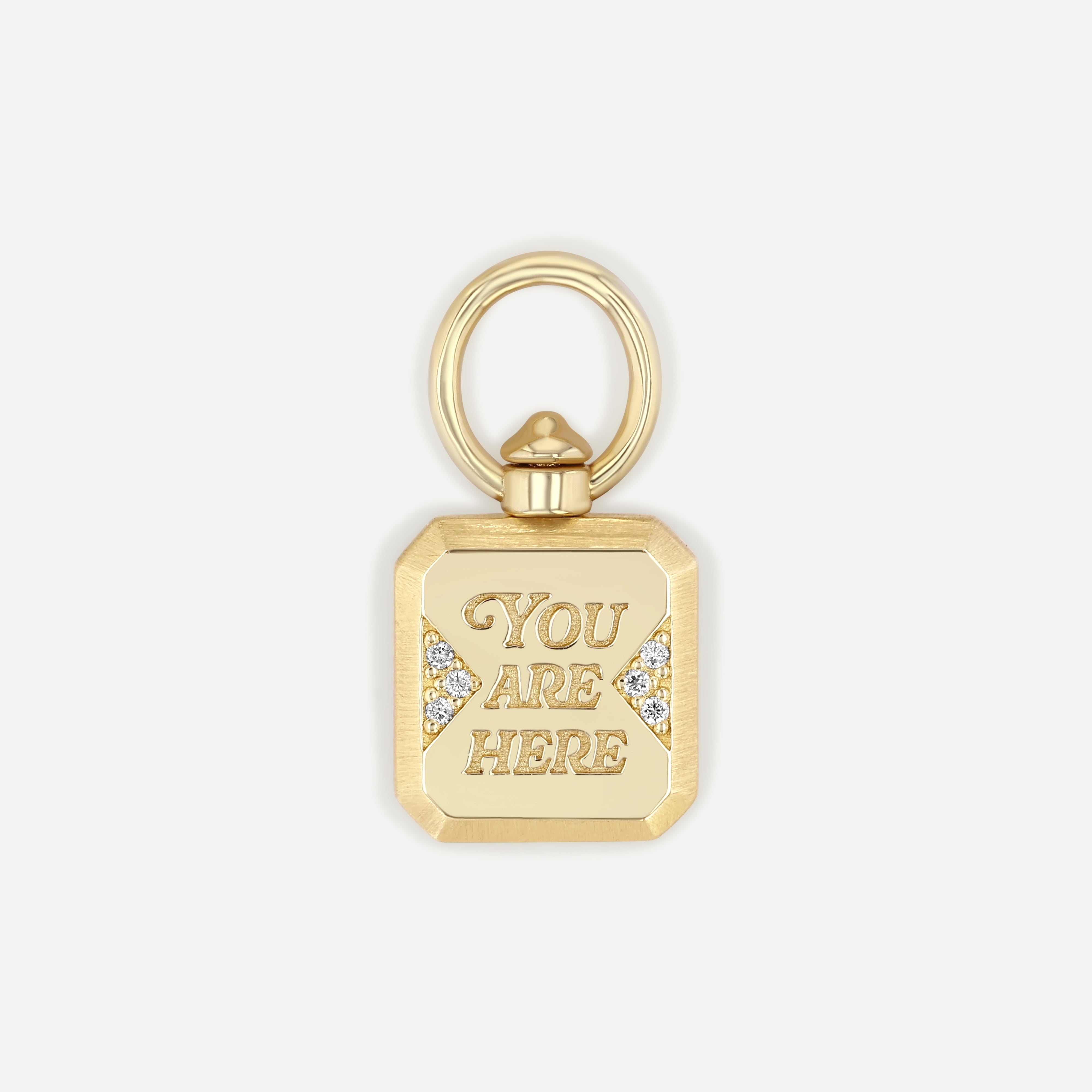 You Are Here Swivel Pendant