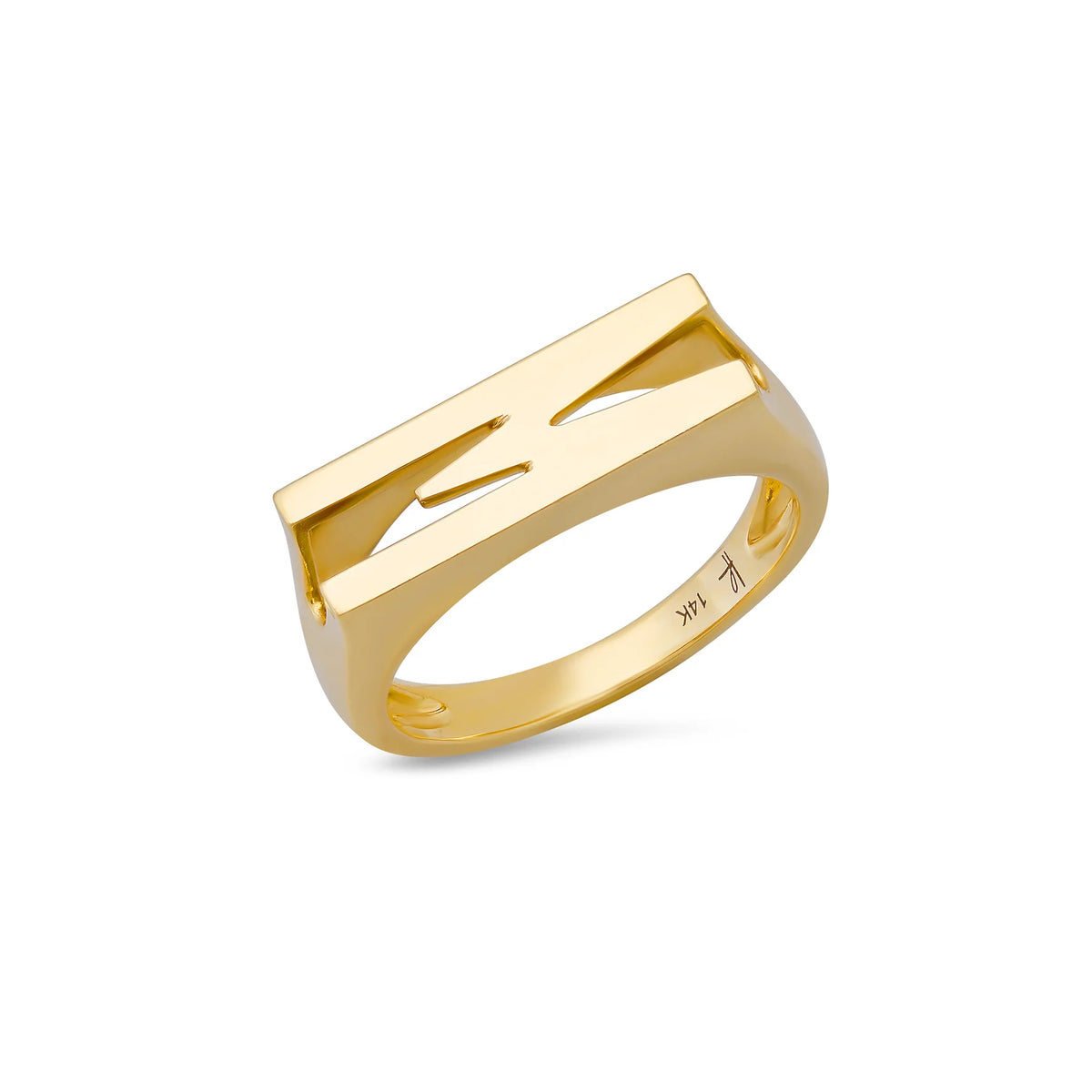 Classic Initial Ring, Letter L