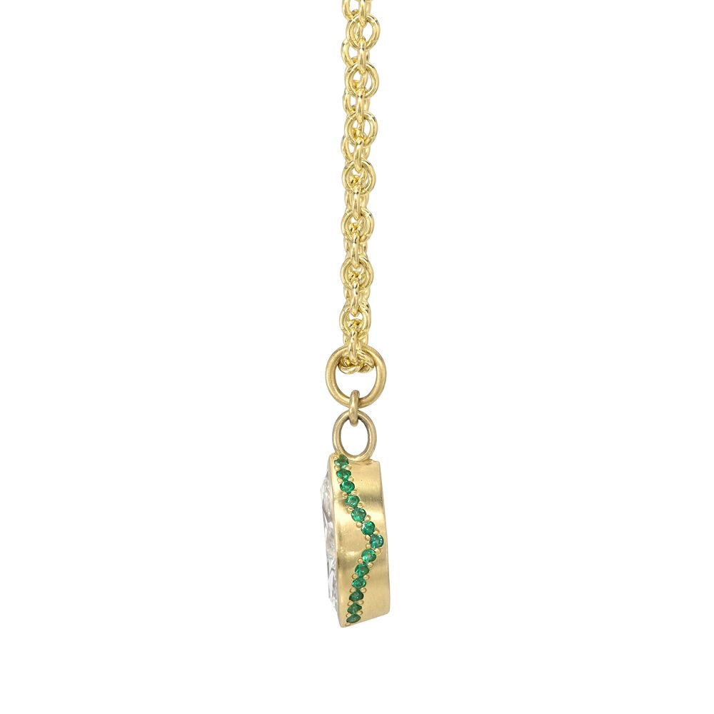 Marquise Diamond Lab Medallion