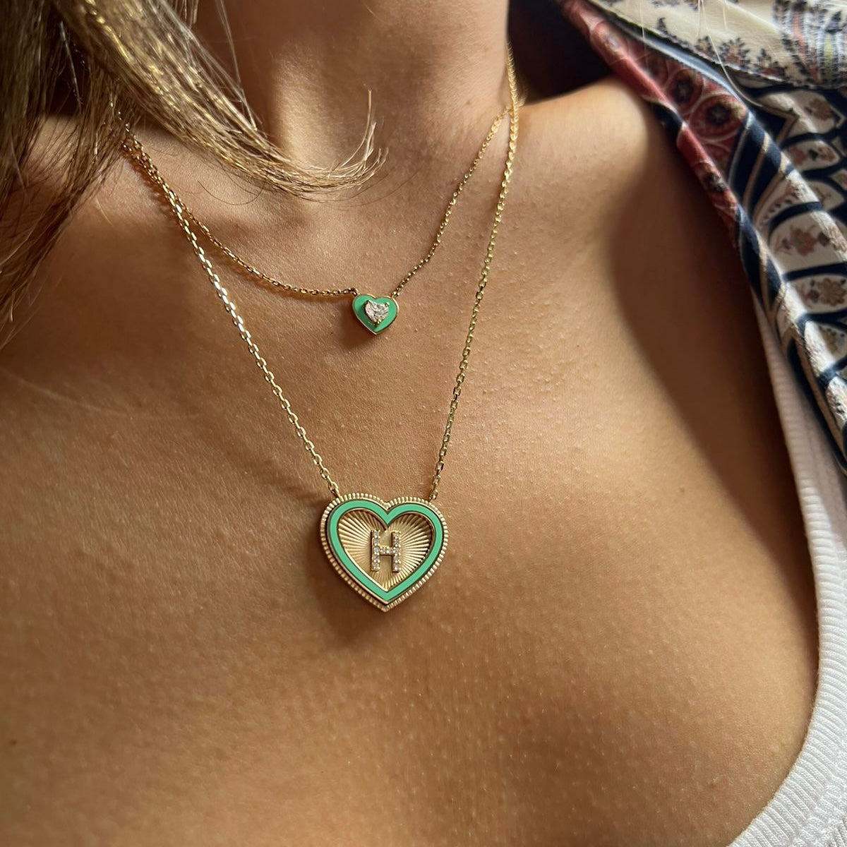 A2Z Heart Shape Necklace